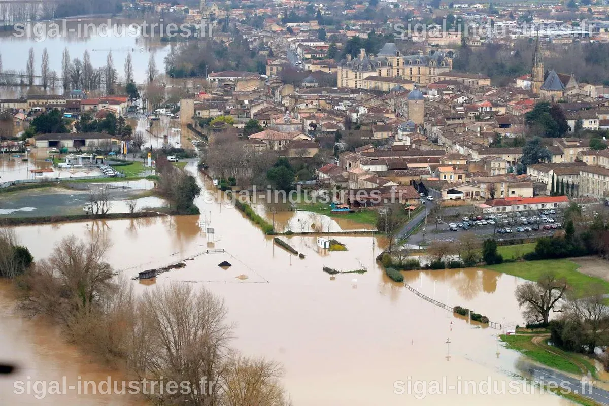 Des images satellites impressionnantes révèlent l'ampleur de la crue de la Garonne