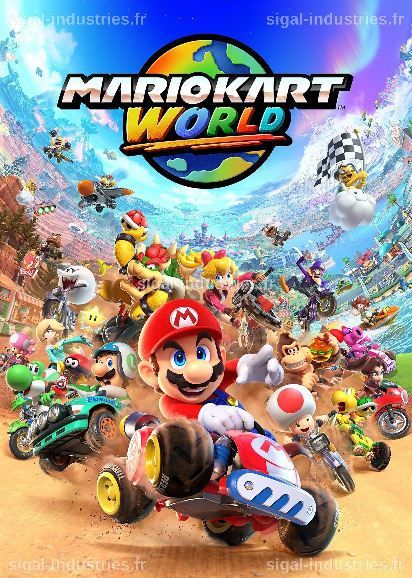 Participez au tout nouveau tournoi en ligne de Mario Kart World en Europe !