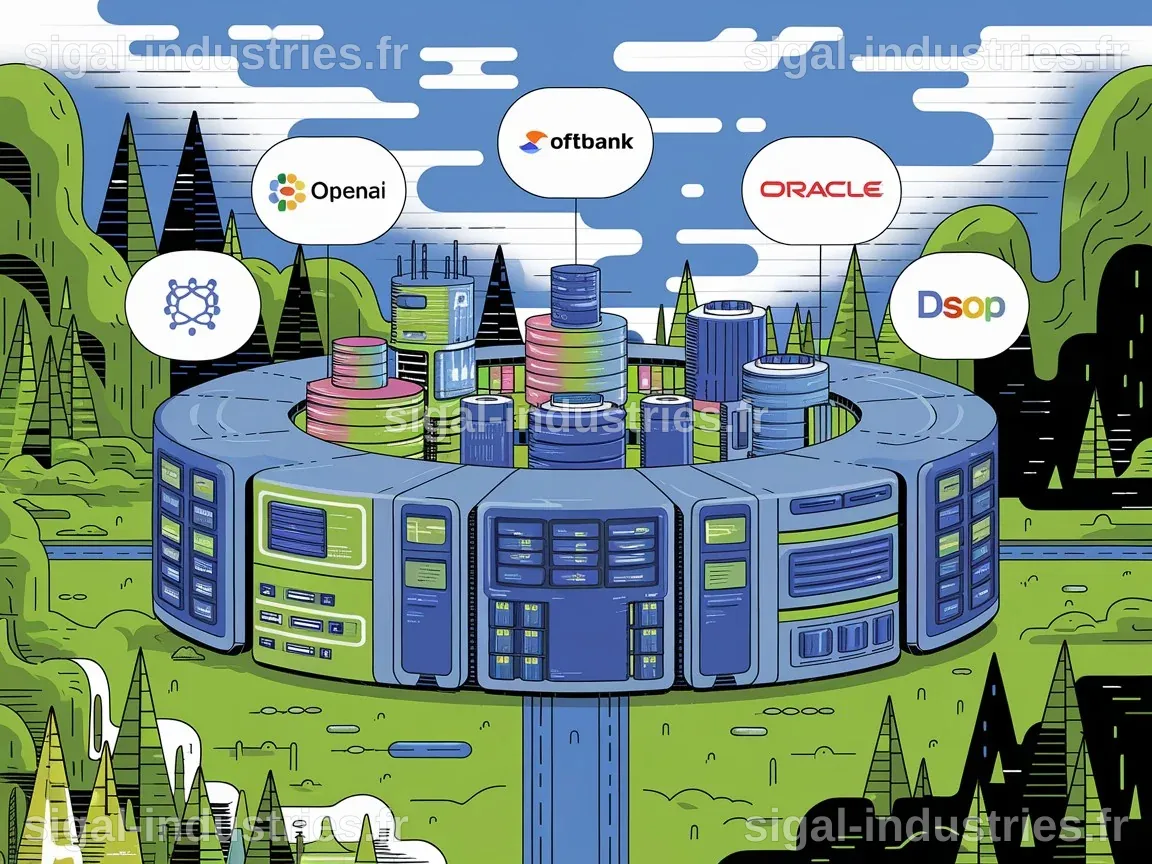 SoftBank annonce un projet colossal de 500 milliards de dollars pour un centre de données en Ohio