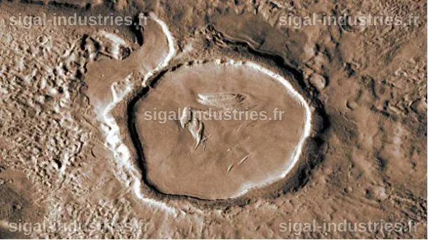 Une gigantesque 'anneau de baignoire' pourrait révéler les contours d'un océan ancien sur Mars