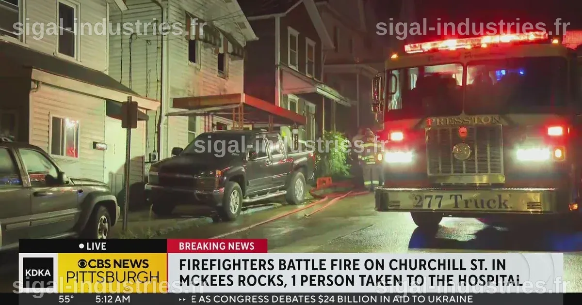 Incendie : Une maison ravagée par les flammes à McKees Rocks