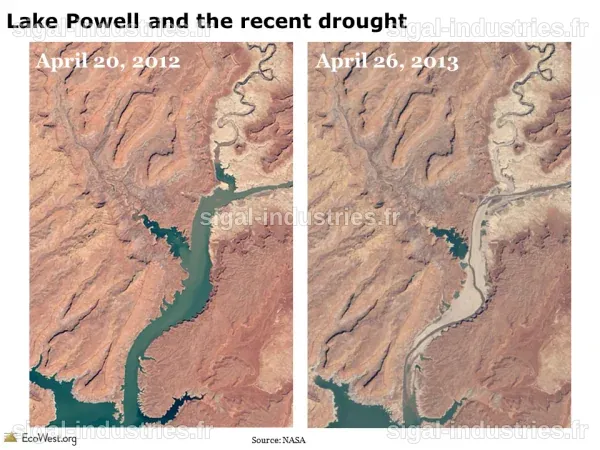 Une montée des eaux pour le lac Powell asséché, mais des coûts ailleurs