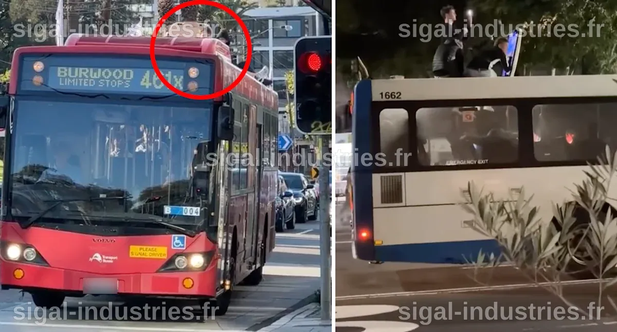 Des Adolescents Grimpent sur des Autobus en Mouvement : Un Tendance Virale Dangereuse qui Pourrait Avoir des Conséquences Mortelles
