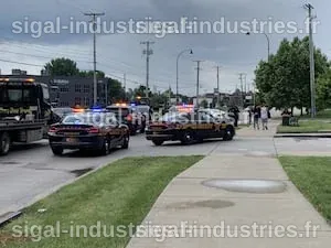 Fermeture d'une rue animée à Dayton après un cambriolage signalé