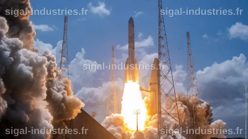 Lancement en direct de la puissante fusée Ariane 6 d'Europe avec 32 satellites internet d'Amazon