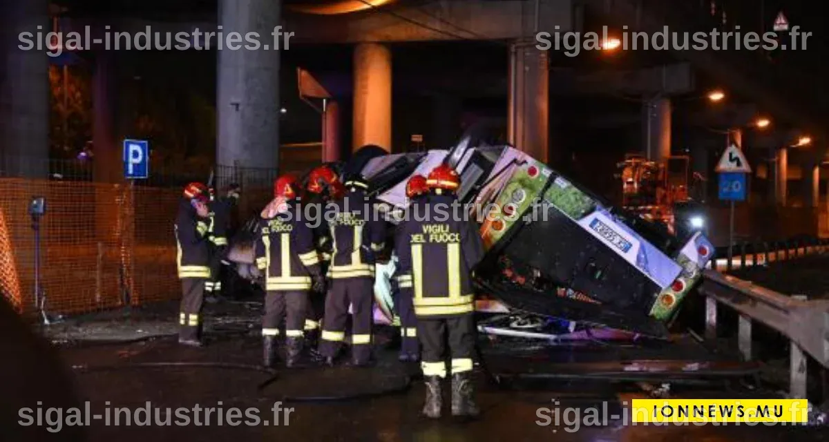 Accident tragique : un bus chute d'un pont et plonge dans la Seine en Essonne