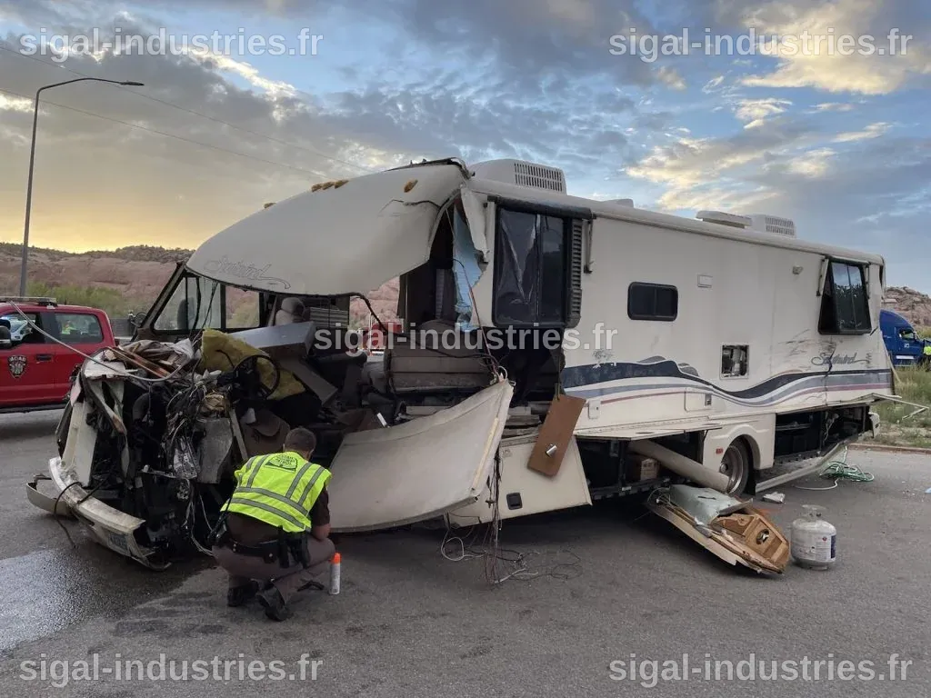 Un conducteur de camping-car perd la vie après avoir percuté des arbres sur l'I-77 en Caroline du Sud