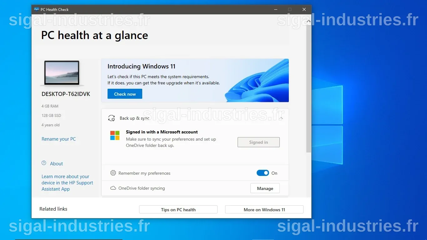 PC Health Check : Vérifiez la compatibilité de votre PC avec Windows 11