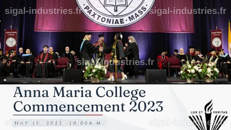 La dernière promotion célèbre la fin d'Anna Maria College