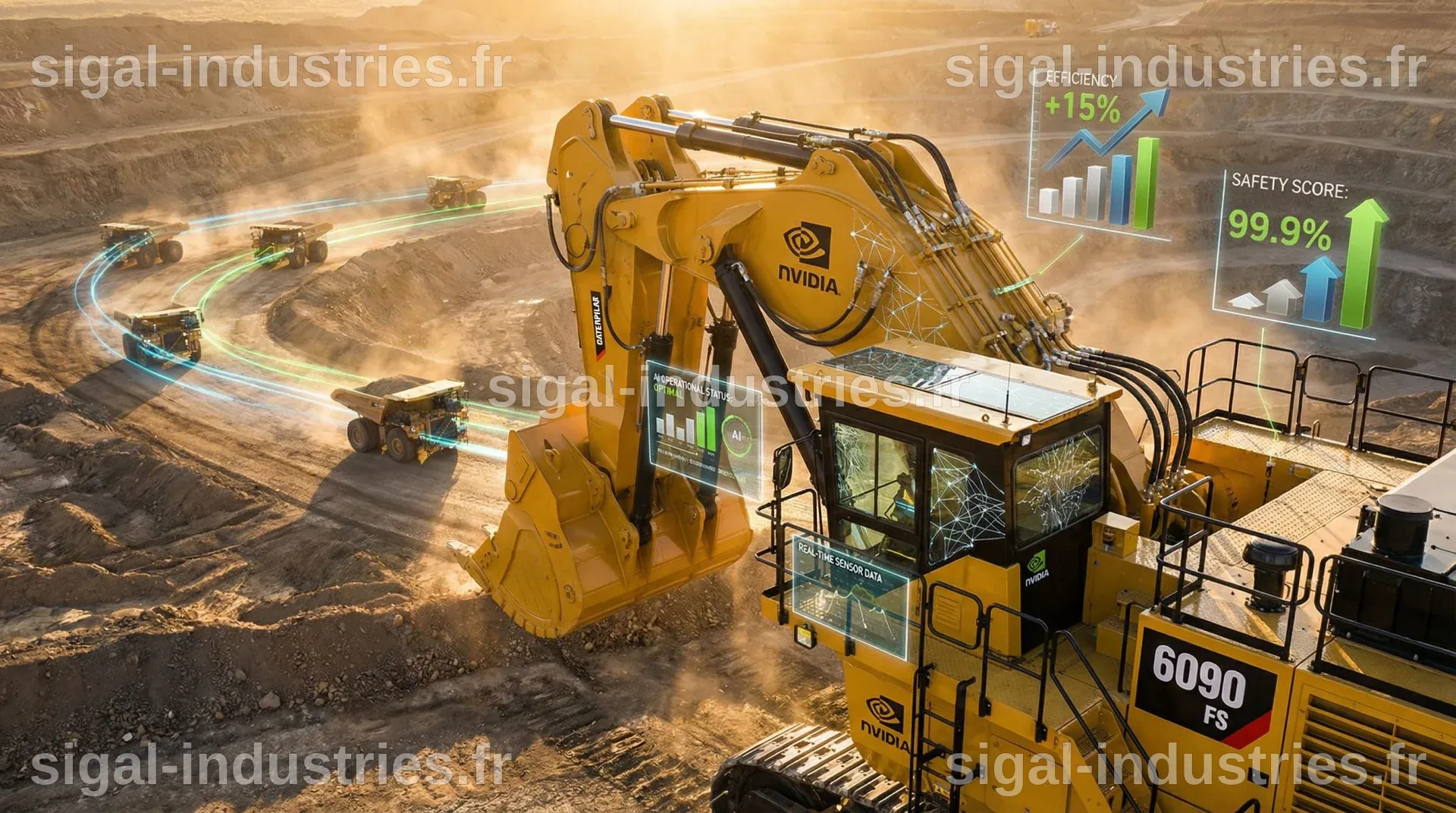 Caterpillar : L'Intelligence Artificielle s'inspire de l'automatisation minière